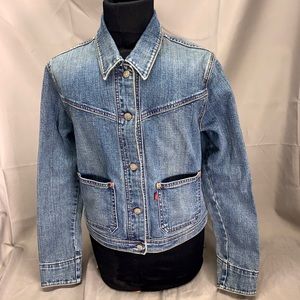 Levis Butterfly Back Denim Trucker Jeans Jacket